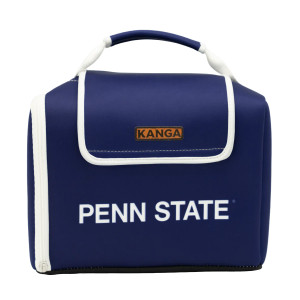 navy 12-pack Kase Mate cooler with Penn State on side